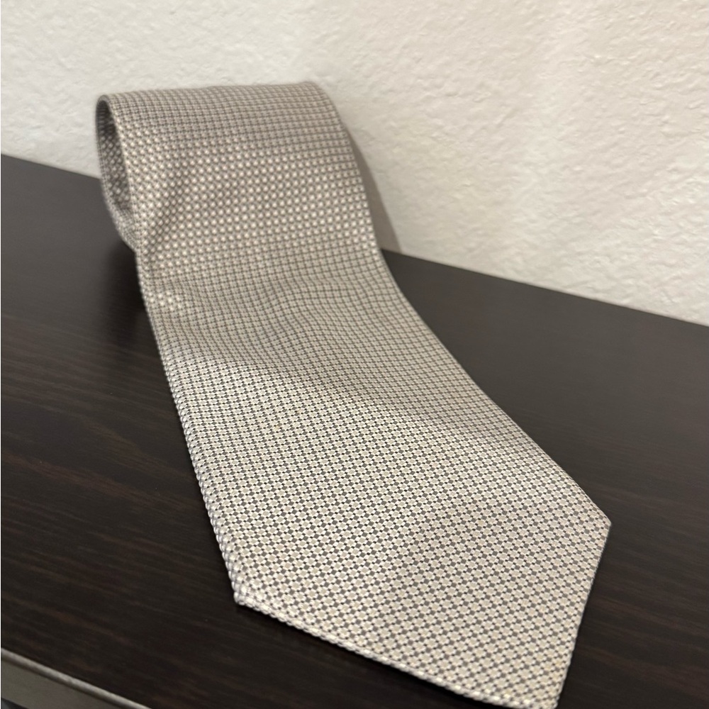Geoffrey Beene Silver Men's Tie